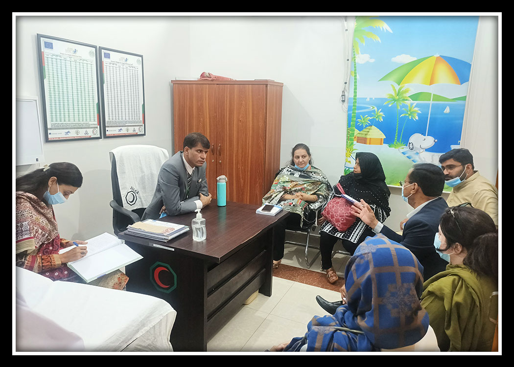 Registrar of University of Karachi visited the NSC with his team